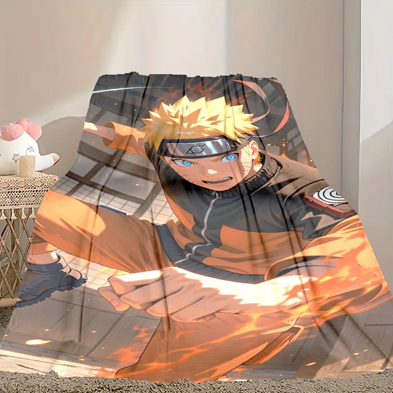 1pc Snug naruto Blanket, Lightweight & Durable Print Blanket, Perfect for Home, Couch, Bed, Picnic, Travel, Office
