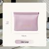 Portable Makeup Bag with Lipstick, Data Cable, Bluetooth Headset, Charger, and Key Storage; Automatic Closure Spring Sheet Design
