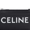 Celine Brand Printed Zipper Leather Wallet Card Holder Unisex Wallets Black 10F993DMF-38SI