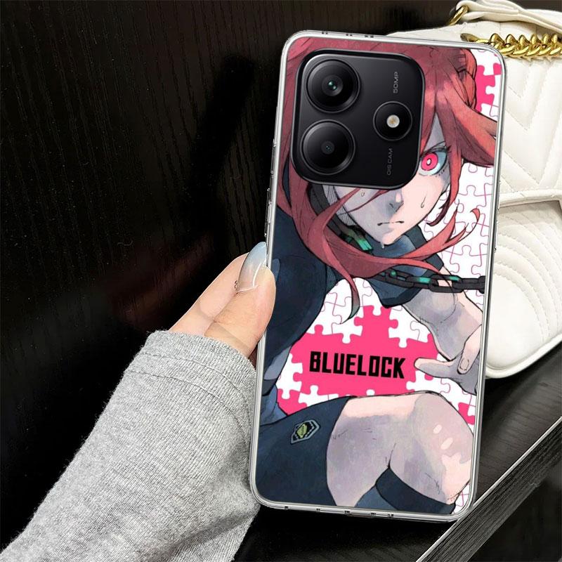 Blue Lock Chigiri Hyoma Case for Xiaomi Redmi Note 14 13 12 11 Pro Plus Phone Cover 14S 12S 11S 11E 11T 10S 10 9S 9 Silicone Fun