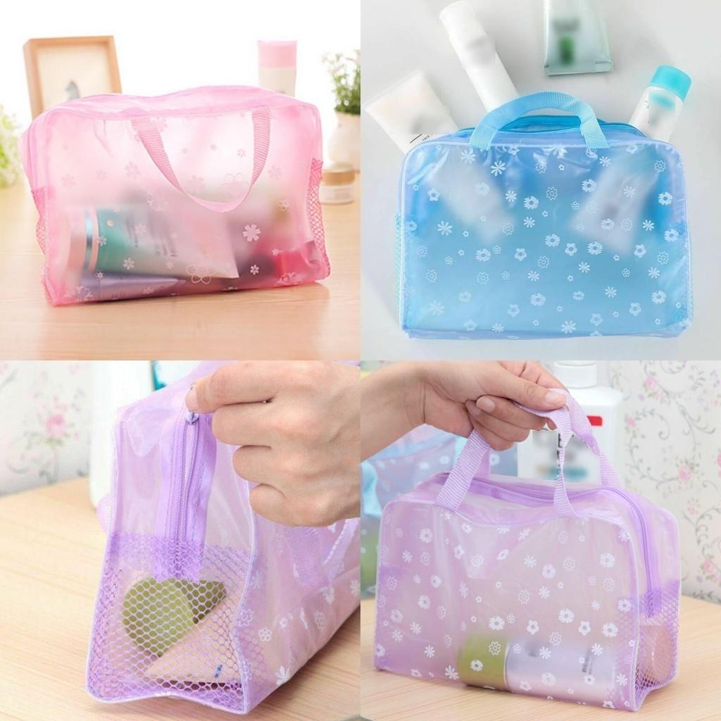 Chic Women Make Up Bag Case Travel Cosmetic Organiser Featuring A Foldable And Compact Design