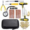 Auto-Motorrad-Reifenreparaturset, Reifenpannenstopfen-Werkzeug, Reifenpannen-Notfall für Reifenstreifen, Rührkleber-Reparatur-Tool-Set