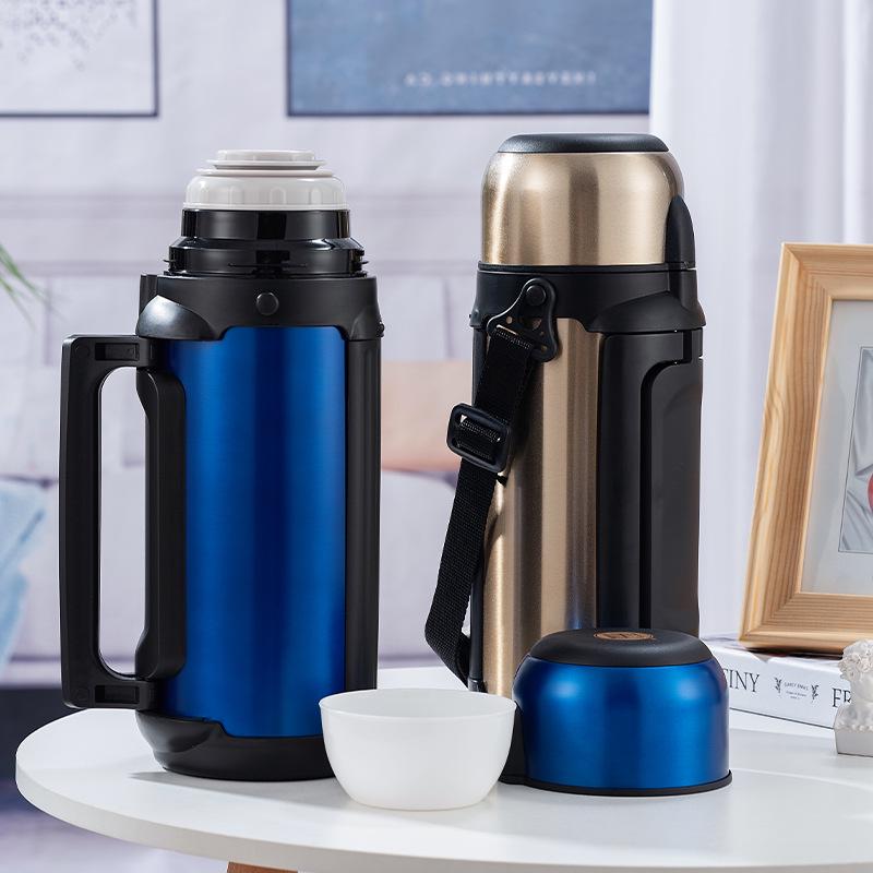 1500ML Stainless Steel Thermos Flask - Large Capacity, Portable for Car & Home Use