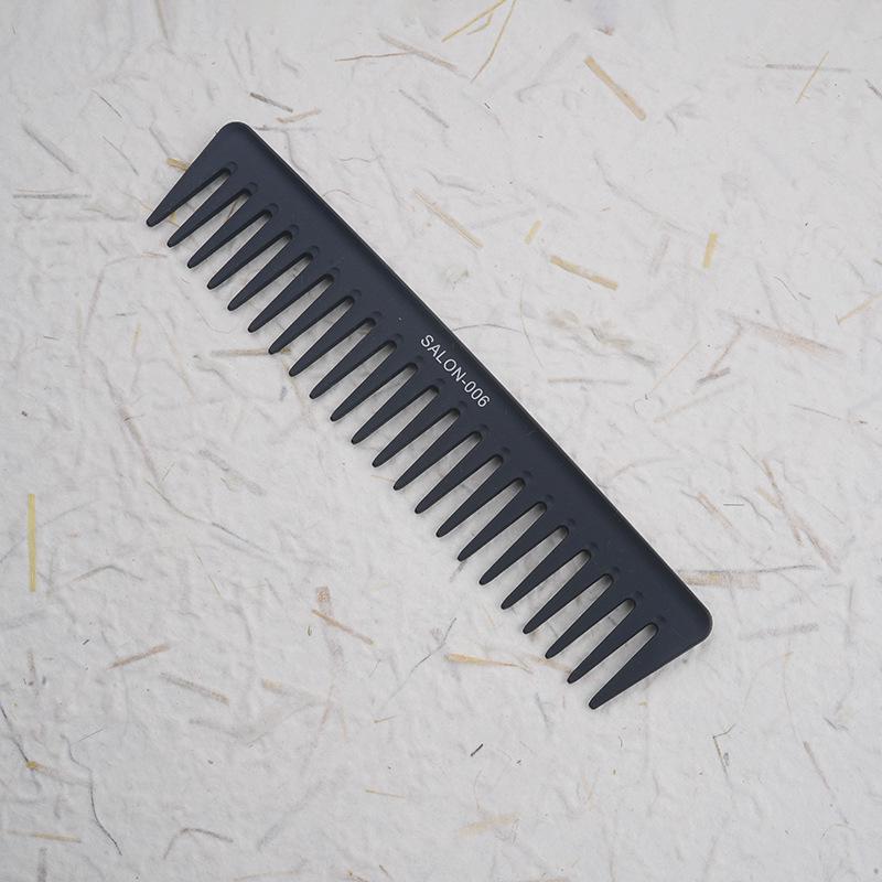 

Профессиональная черная парикмахерская расческа - Расческа для стрижки и укладки волос с широкими и узкими зубьями и заостренным кончиком