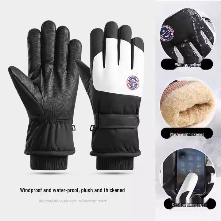 

New Arrival: Men s Waterproof & Thermal Cycling Gloves - Fleece Lined for Cold Weather Riding