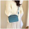 Minimalist Multi Layer Faux Leather Shoulder Bag Fashion Crossbody Purse for Women KTB