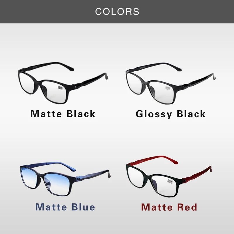 Anti Blue Light Reading Glasses Men Women TR90 Computer Glasses With Grade +1.0 To +4.0 Anti Radiation Eyeglasses