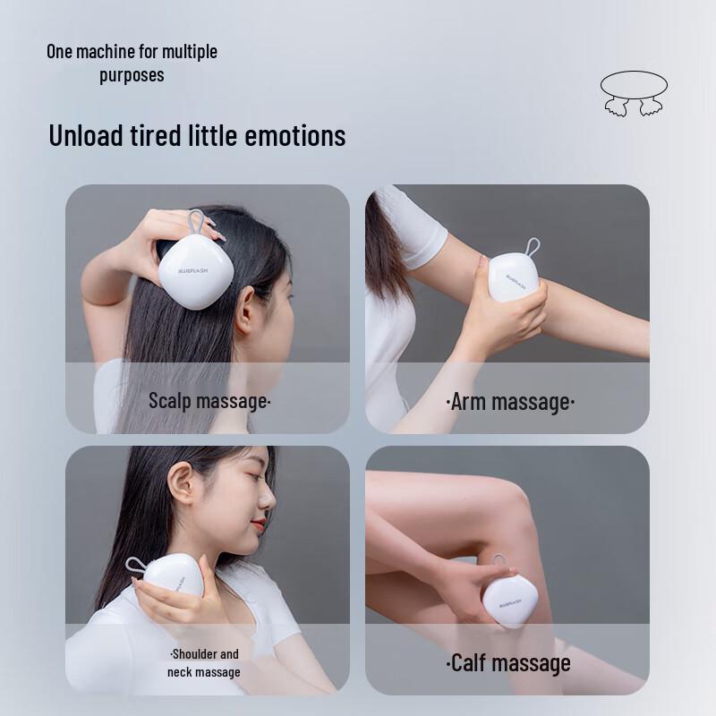 Blue Flash Head Massager