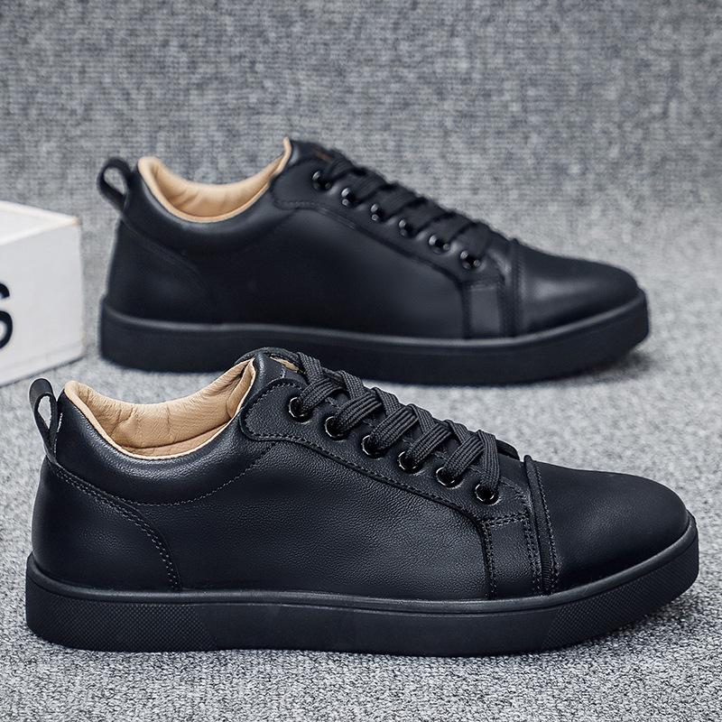 New Spring Men's Shoes Korean Style Fashionable Small White Board Shoes Men's Trendy Student Sports and Casual Shoes Trendy Shoes