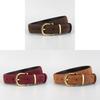 Minimalist Genuine Leather Waist Belt With Pin Closure For Fashionable Ladies And Jeans