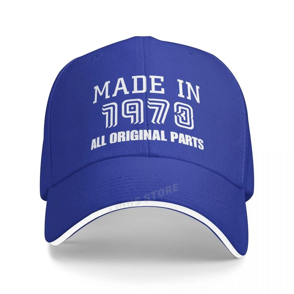 Made In 1973 Baseball Caps Adjustable Fashion Unisex Hats Cool Birthday Gift 1973 Cap