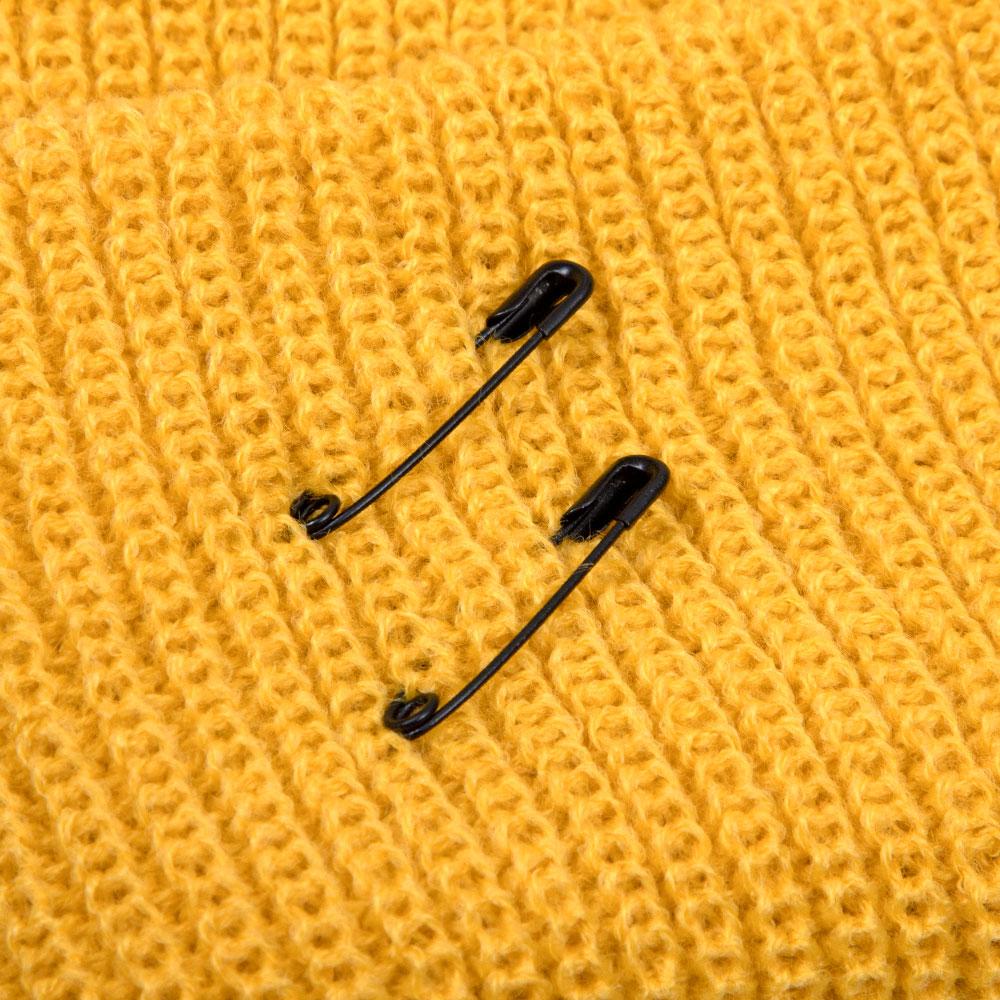 BLACKBLOND Vividi Signature Custom Short Beanie (Mustard)