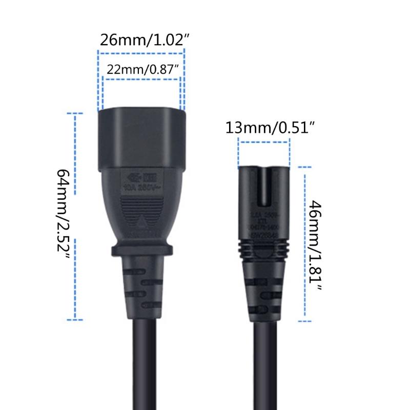Easy To Use Extension Cord Universal Cord Male To Female Cable Long Service Cable Replacement Cord for Various Devices