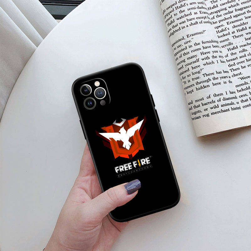 IR10 Free Fire Phone Shell Case for Redmi Note 12 12S 12C 13 13C 13R 14 14S 14R 14C Pro Max Plus A3 A3X A4 A5 11A 13X