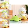 Cute Yellow Duck Plush Toy Banana Duck Stuffed Animal Doll Sofa Cushion Birthday Gift