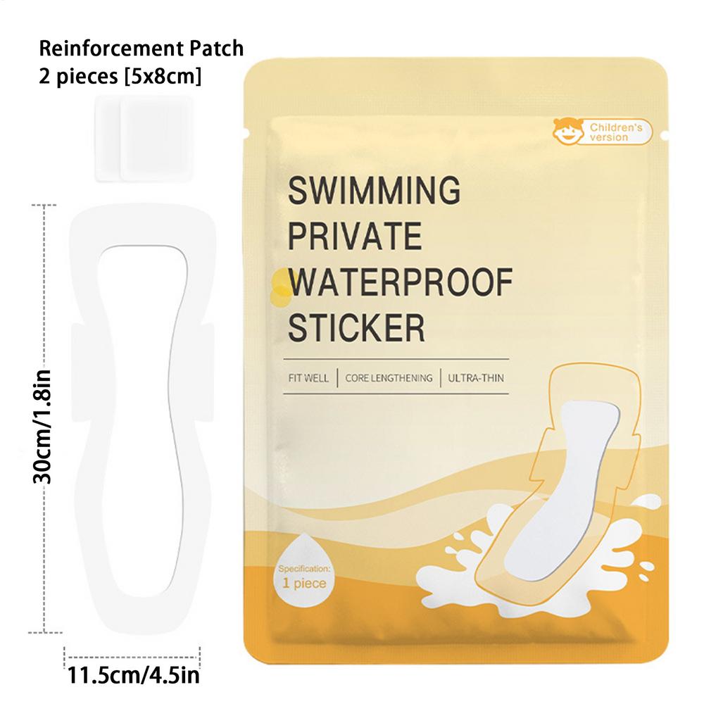 

Transparent waterproof Swimming privacy sticker Women Swimming private patches Private Stickers Private area protection sticker