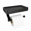 Toilet Paper Holder with Phone Shelf Multifunctional Waterproof Wall