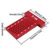 Woodworking Scriber T-Square Ruler, 90 Degree Line Gauge Scriber Tool Marking Gauge - Precision Crossed-out Hole Scribing Ruler