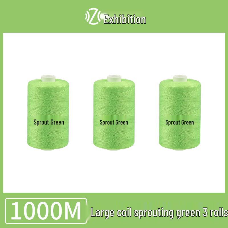 Polyester Sewing Thread - 1000 Yards for Garments & Crafts, Assorted Colors, Small Spool