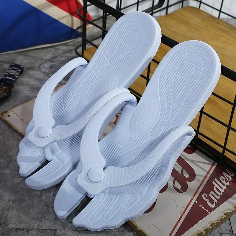 

Женские тапочки для путешествий, портативные, складные, для ванной, для отеля, нескользящие тапочки для влюбленных, для пляжа, для улицы, шлепанцы, для мужчин, тапочки L 40-41 светло-синий