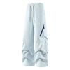 Men Women 3-in-1 Waterproof Windproof Hiking Ski Pants With Fleece Liner Winter Outdoor Trekking Camping