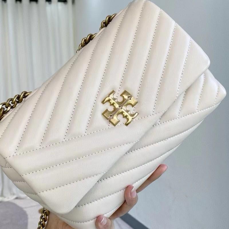 

TB Нова Kira Сумка на ланцюжку з натуральної шкіри ягняти з ромбовим візерунком - Середній та Малий розміри, Варіанти для носіння на плечі та через плече, Дизайн із квадратною пряжкою для жінок. 27.5*8*18.5 cm