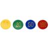 160Pcs/Set Face Value Poker Round Chips Counting Number Toy Game Party Props
