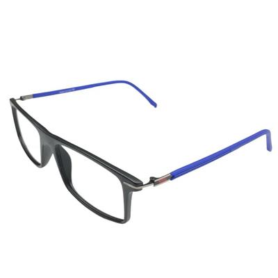 RSINC Full Rim Light Weight, Frame/Eyeglass/Spectacle, Optical, for Men and Women,  Black-Blue IB-1 M1