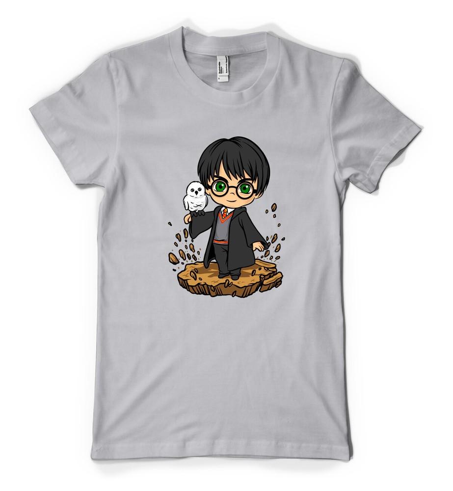 

Harry Potter Owl Wizard Magic Wand Flying Personalised Adult Unisex T Shirt 3XL