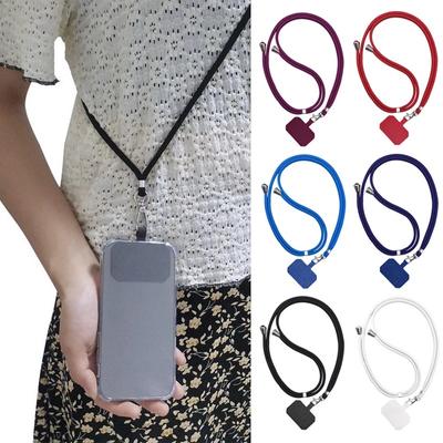 Accesorii pentru telefon Snur pentru agățat telefon Snur colorat detașabil pentru gât Petice ajustabil pentru corp de mână Coarda moale din nailon Curea universală pentru șnur pentru telefon anti-pierdere