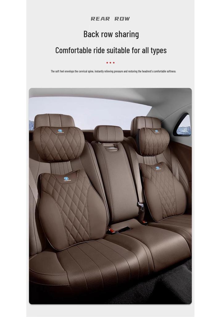 Changan Car Headrest and Lumbar Support Pillow (CS75plus, EADO, CS35, CS55, UNI-T)