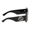 Gucci Interlocking G Logo Square Sunglasses Women sunglasses Black GG1695S001