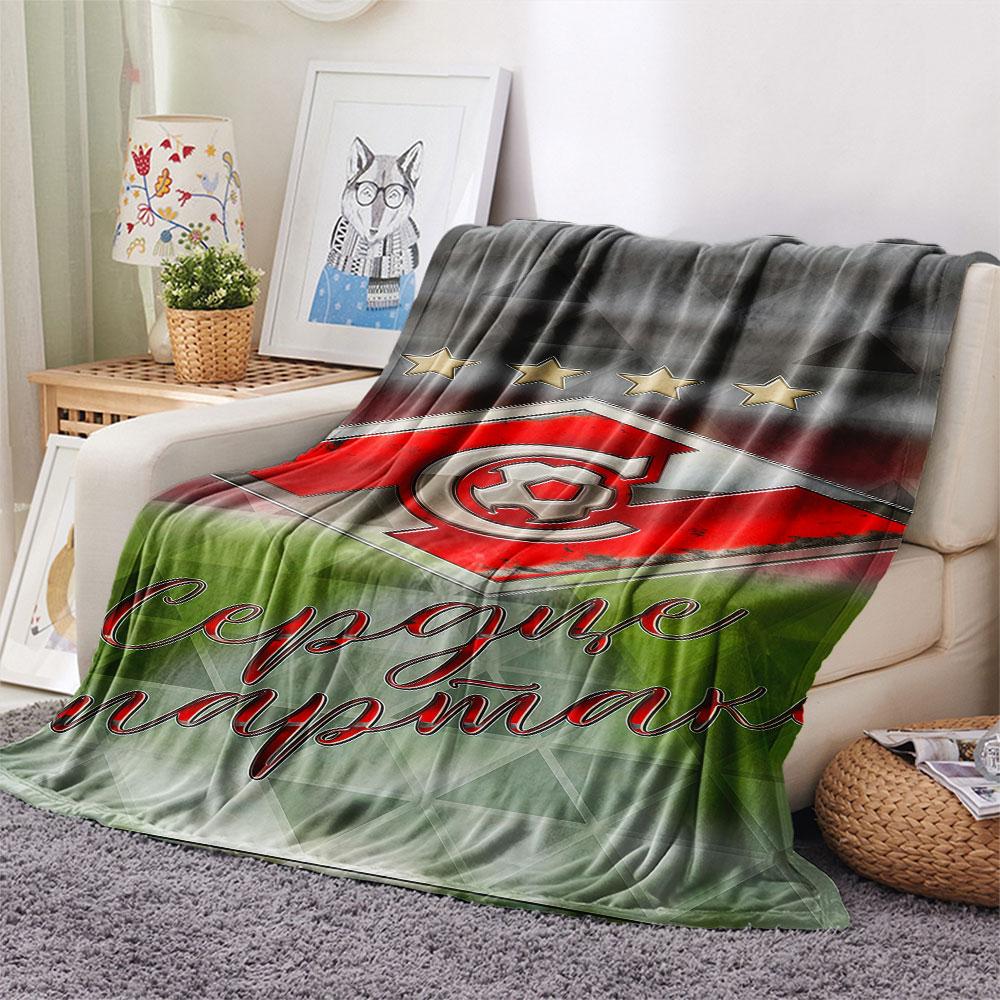 1PC Spartak Moscow Pulse Blanket, High quality Comfortable for All Seasons, Home Decor, Warmth and Comfort