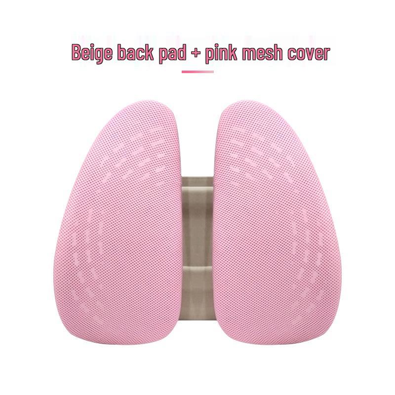 Ergonomic Car & Office Lumbar Support Cushion - Breathable, Comfortable, Double Back Design