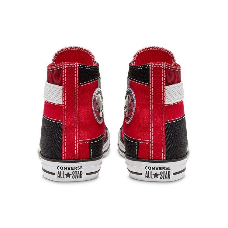 Chuck Taylor All Star Converse High 'Patchwork - Rosso Universitario' 168591C