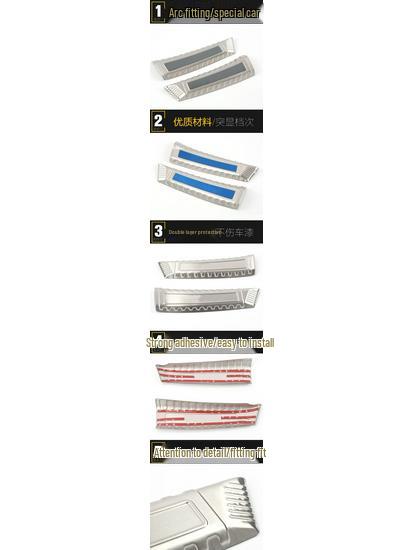 CX-3 Rear Bumper Stainless Steel Trunk Protection Strip Accessory