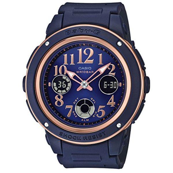 CASIO Watch BABY-G Navy & Brown BGA-150PG-2B2JF Women s Blue BGA-150PG-2B2 NEW