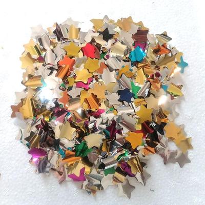 Confetti Nuziali a Cinque Stelle: Palloncini Paillettes da 2 cm & Carta Foil, 50 g