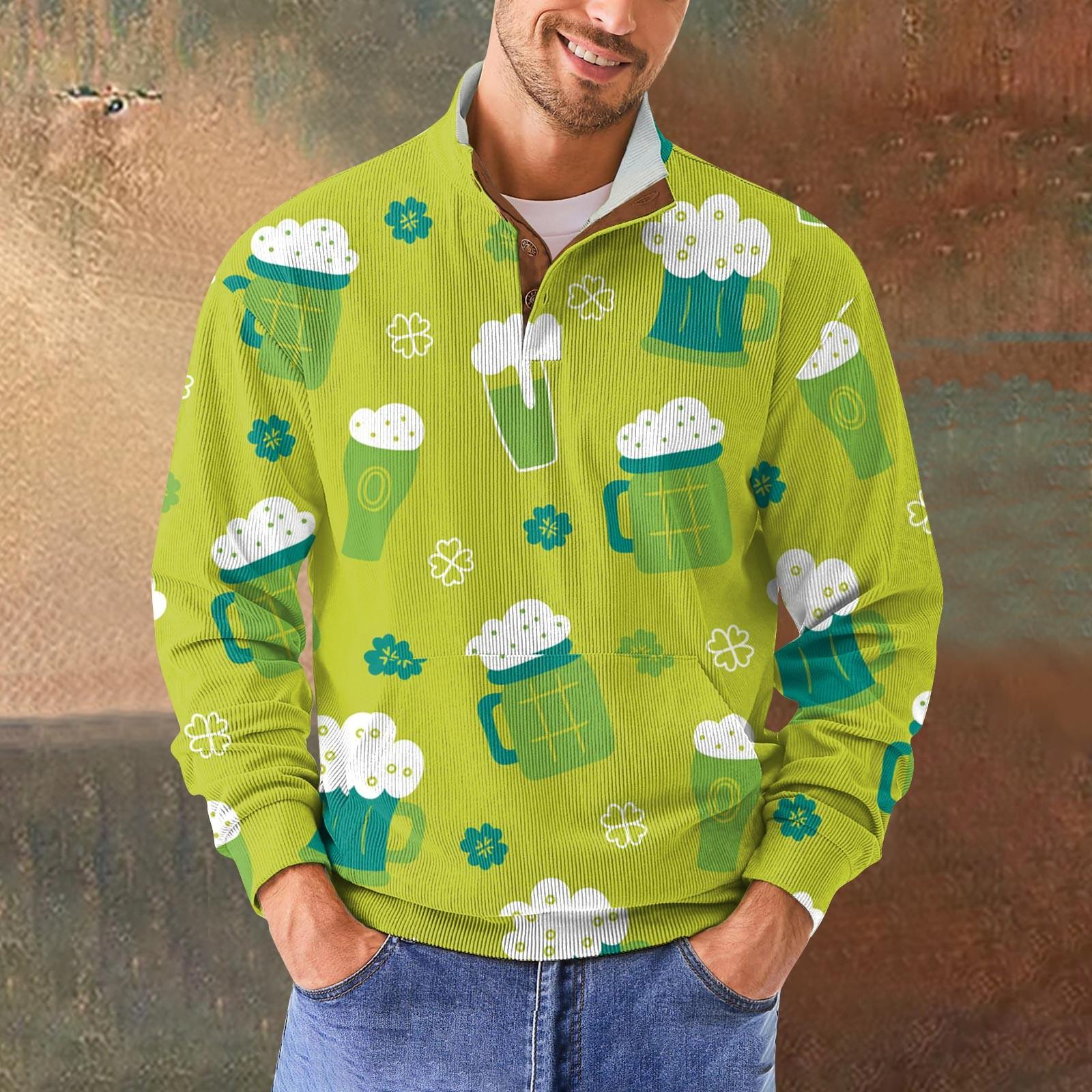 

Весна та чоловічий світшот зі стоячим коміром - це повсякденні светри для активного відпочинку XL жовтий