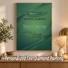 Aston Martin Custom Name Text 5D Diamond Painting Kit DIY Full Drill Diamond Art Decoration