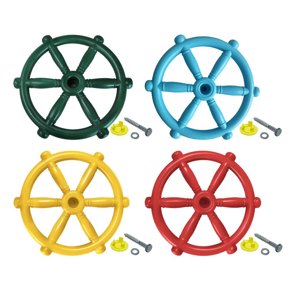 Pirate Ship Wheel Toy Playground Equipment for Jungle Gym Backyard Treehouse