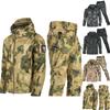 Erkek Outdoor Softshell Ceket Seti Rüzgar Geçirmez Nefes Alabilir Kadife Dağcılık Ceketi