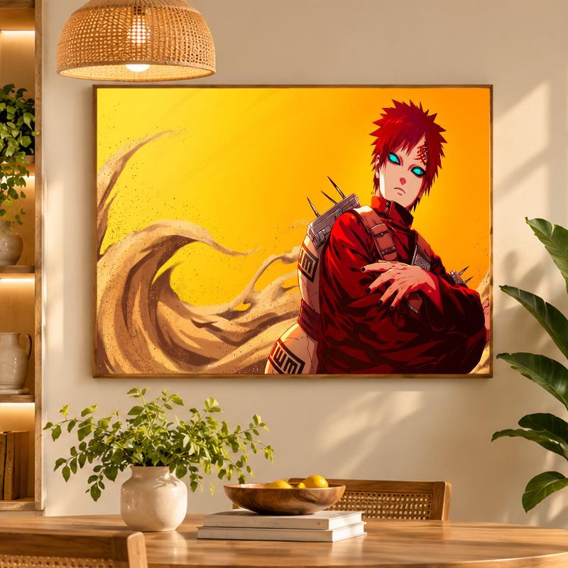 5D Diamond Painting Gaara Naruto DIY Full Drill Diamond Art Kit Home Decoration