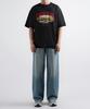 UNDEROFF [2Pack] Oversized Crewneck California + Astro Short Sleeve T-Shirt