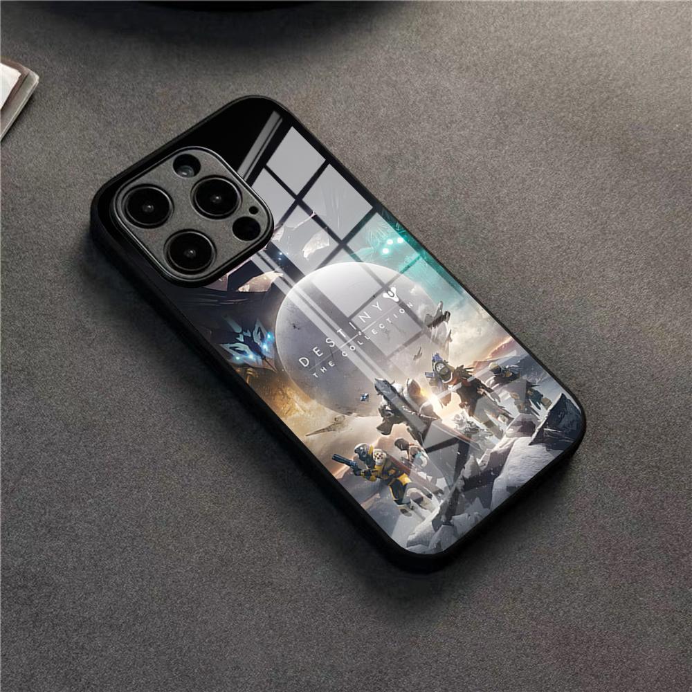 

Destiny 2 Game Phone Case For 17 Pro Max IPhone 16 Pro 14 12 11 13 Mini X XR XS 15 Plus SE Glass Cover iPhone13