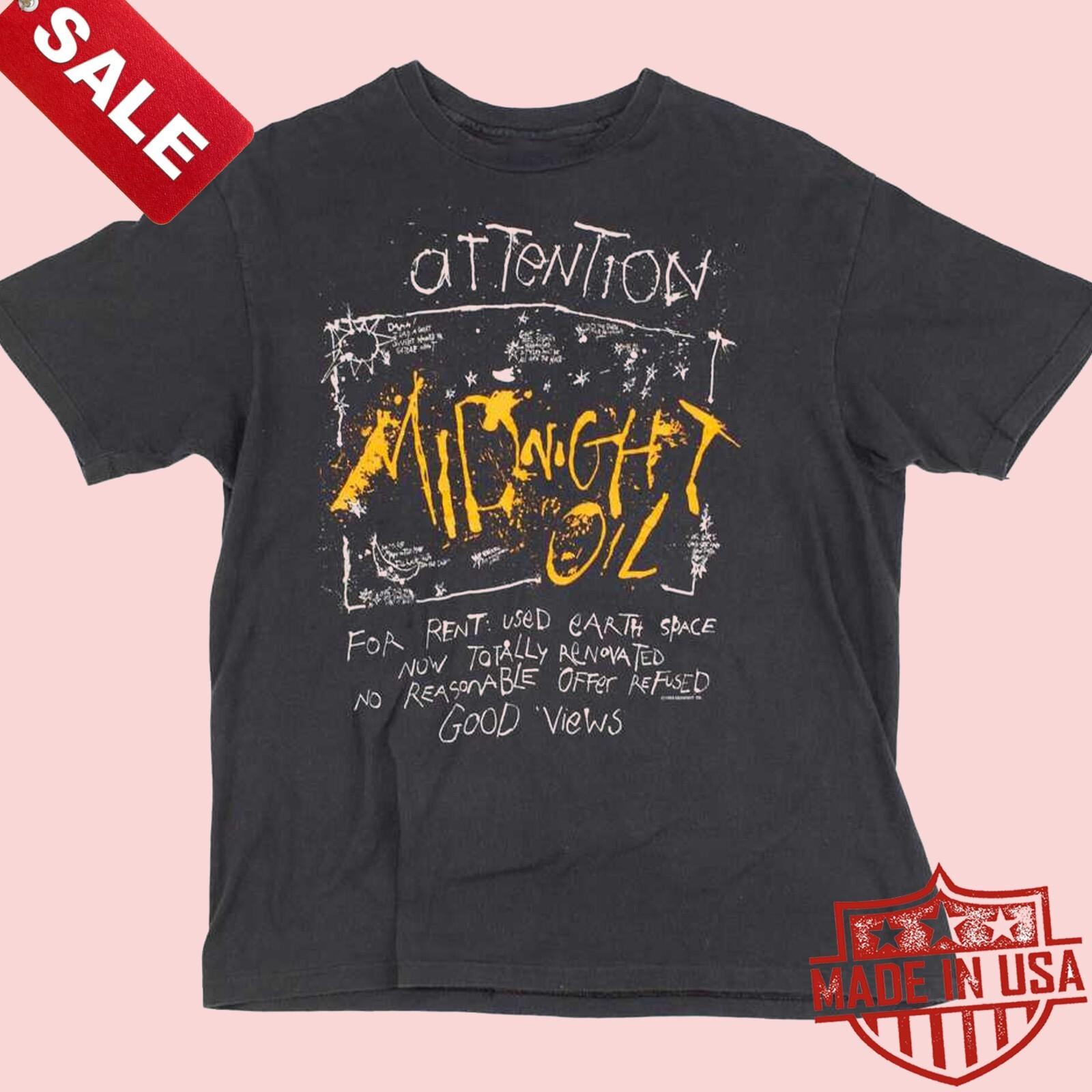 New Midnight Oil 1988 album Gift For Fans Unisex S-5XL Shirt 1LU570 M