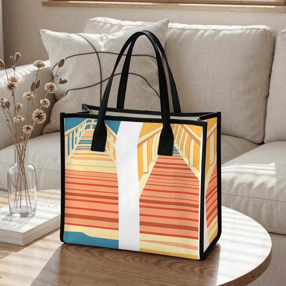 Stylish Printed Tote Bag for Daily Use