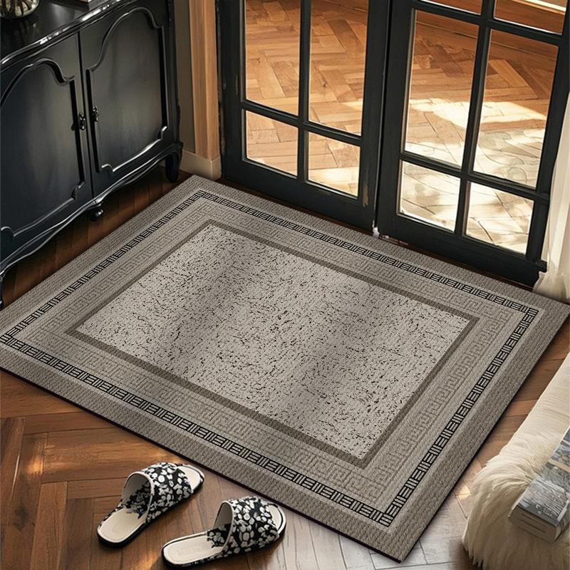 Vstupní rohožka PU kůže PVC Protiskluzová rohožka Pratelná Smazatelná a Řezací Koberec