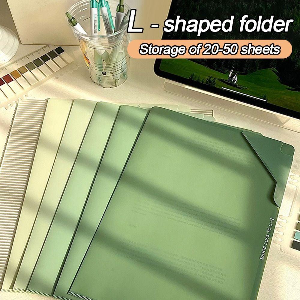 5pcs/set Waterproof File Folders Plastic File Organizer Creative Sorting Storage Bag  Stationery