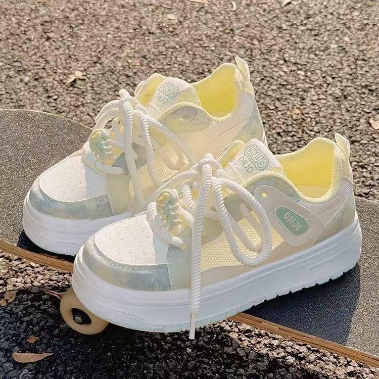

Summer women s shoes little white shoes women s new breathable shoes mesh mesh shoes with skirts board shoes versatile sports shoes 40